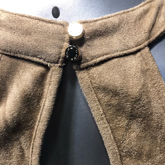 NWT bebe suede bodysuit tan color. - Picture 6 of 8